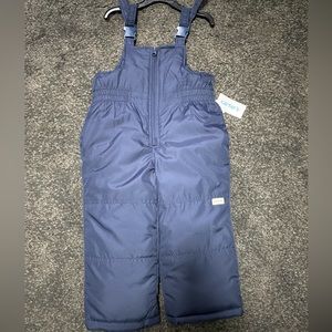 Carter’s 3T navy snowsuit bib NWT